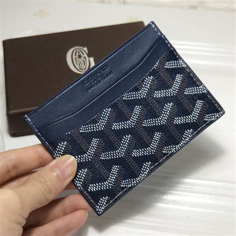 goyard card case wallet men|authentic goyard wallet.